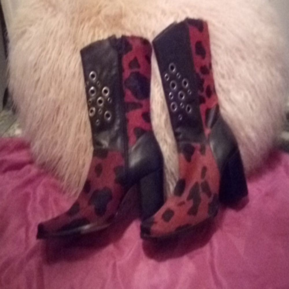 New brazilian leather boots